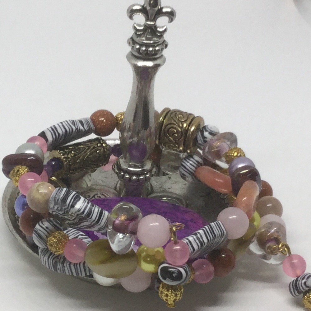 Multi layer memory wire bracelet - Picture 4 of 8